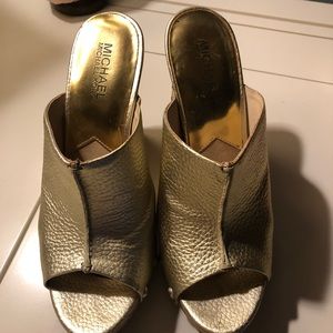 Michael Kors wedge slip on .